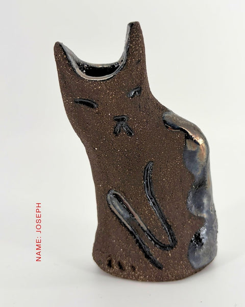 Rescue Cat Vase (Medium): Joseph