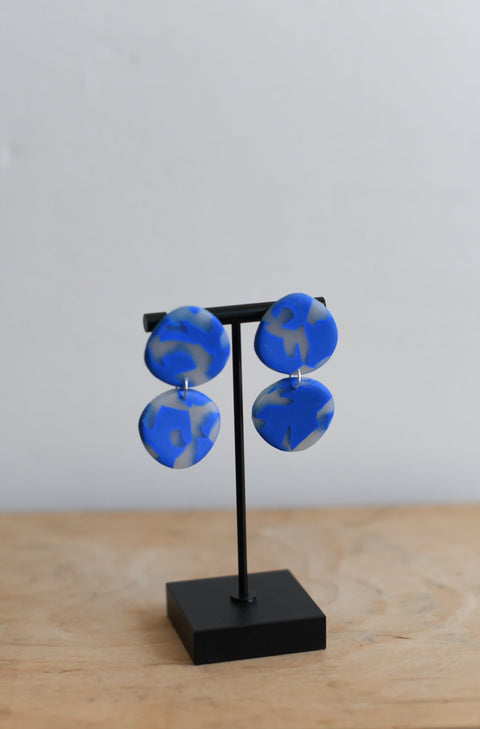 Cairn Earrings | Cobalt Composition