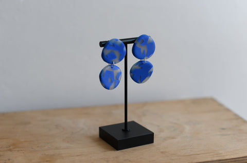 Cairn Earrings | Cobalt Composition